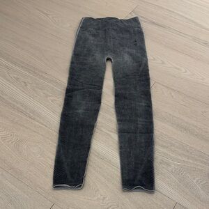 Adidas Gray Textured Leggings